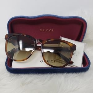 Gucci Tortoise star crystal sunglasses